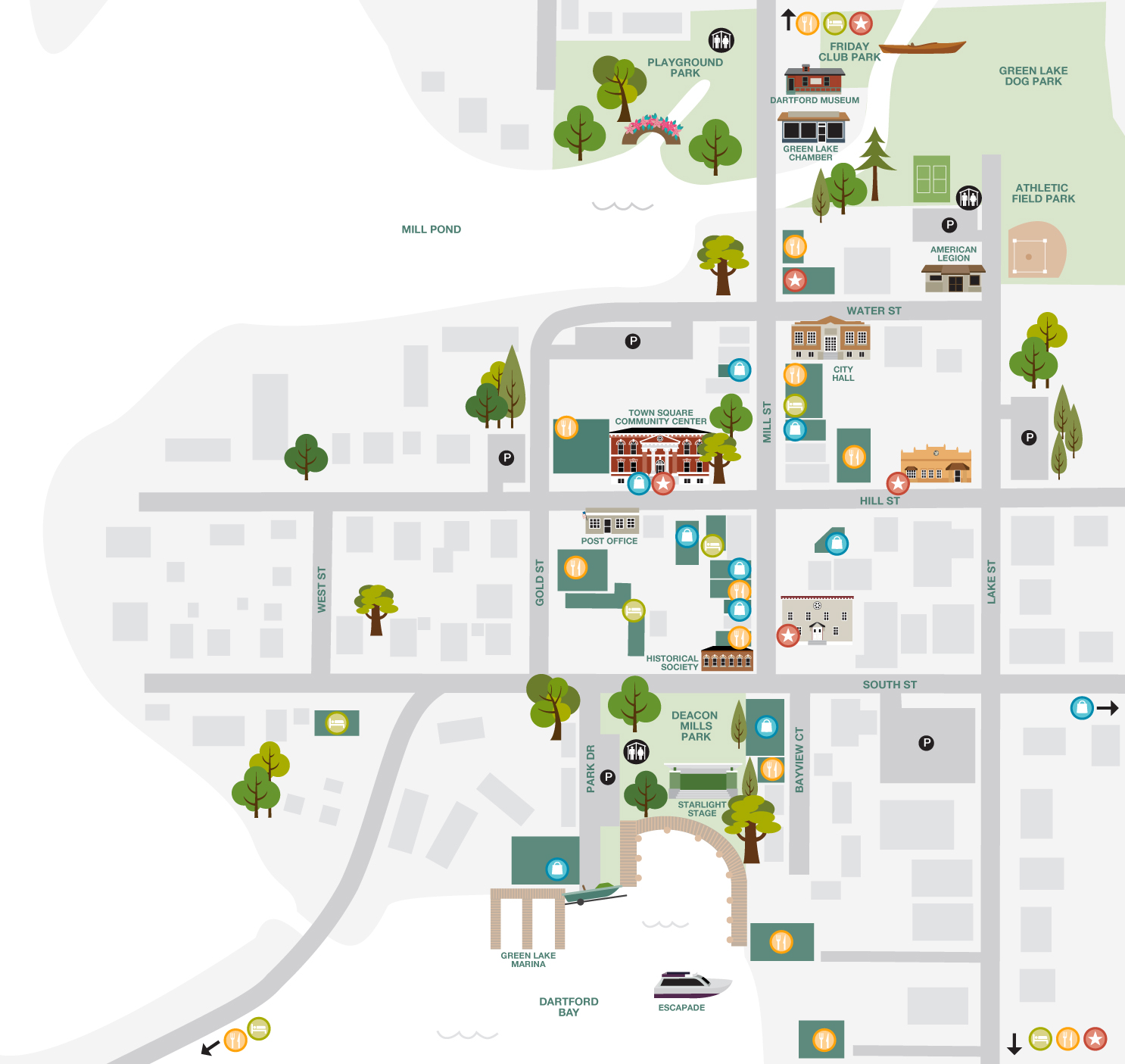 Downtown Green Lake